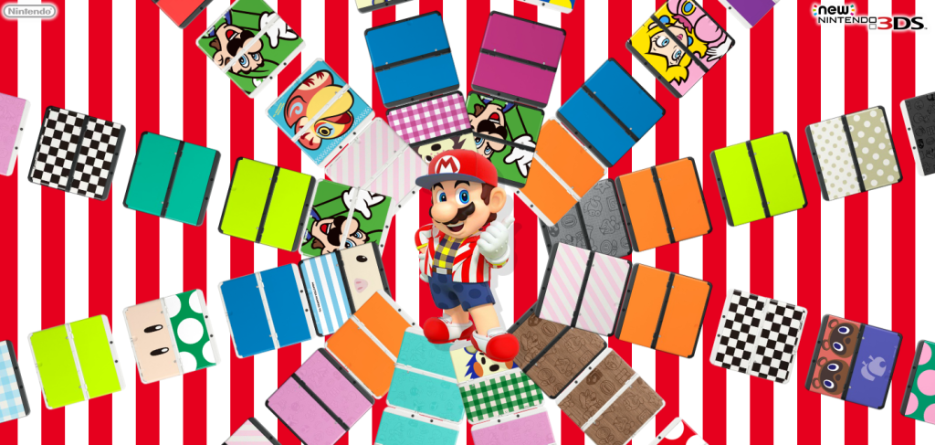 New Nintendo 3DS - Mario - New Nintendo 3DS Plates