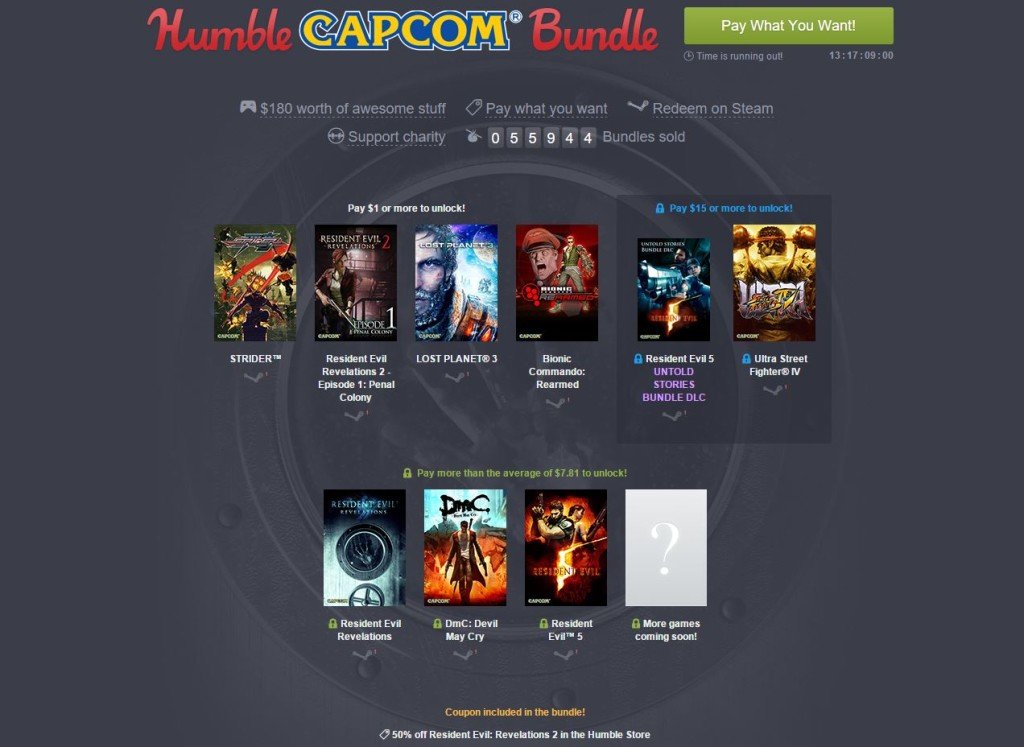 Game Discounts via Steam and Humble Bundle start today