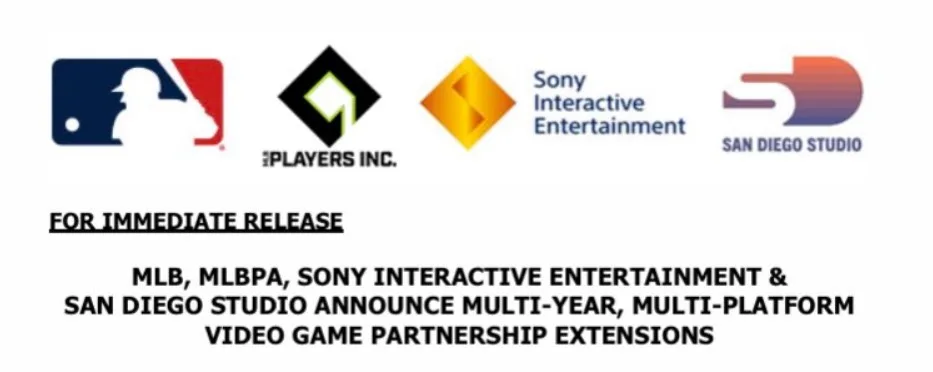 MLB / MLBPA / SIE / SDS Partnership - MLB The Show