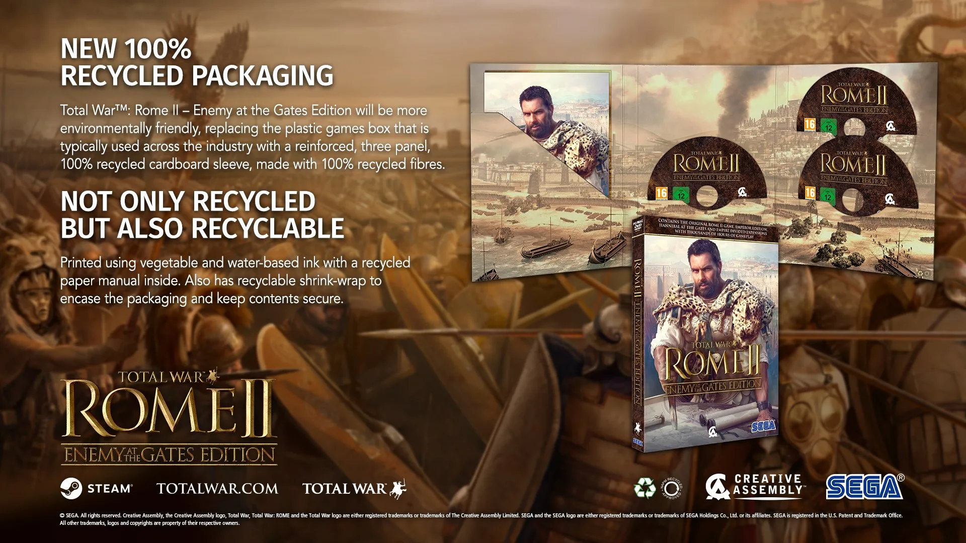 Sega / Total War™: ROME II – Enemy at the Gates Edition