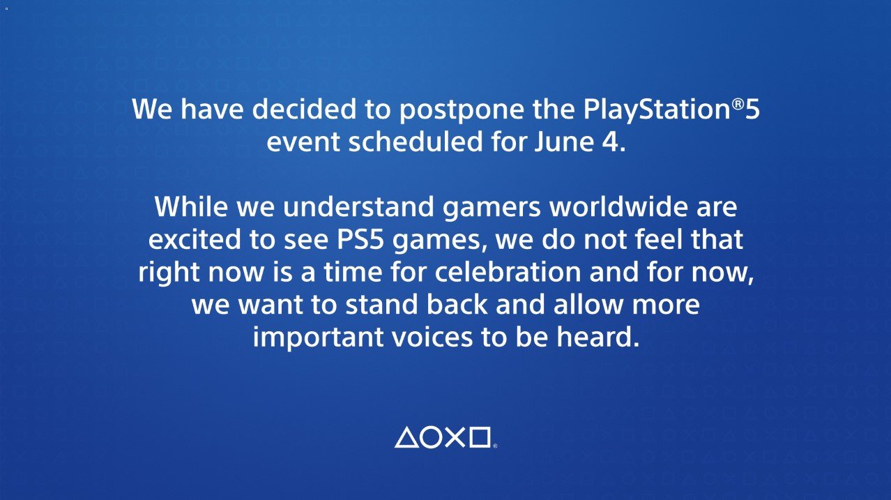 Sony pospone el evento de PS5