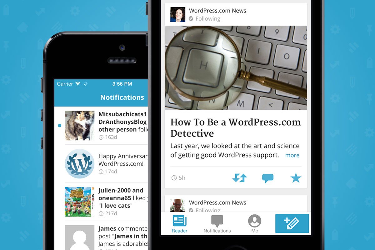 WordPress iOS app