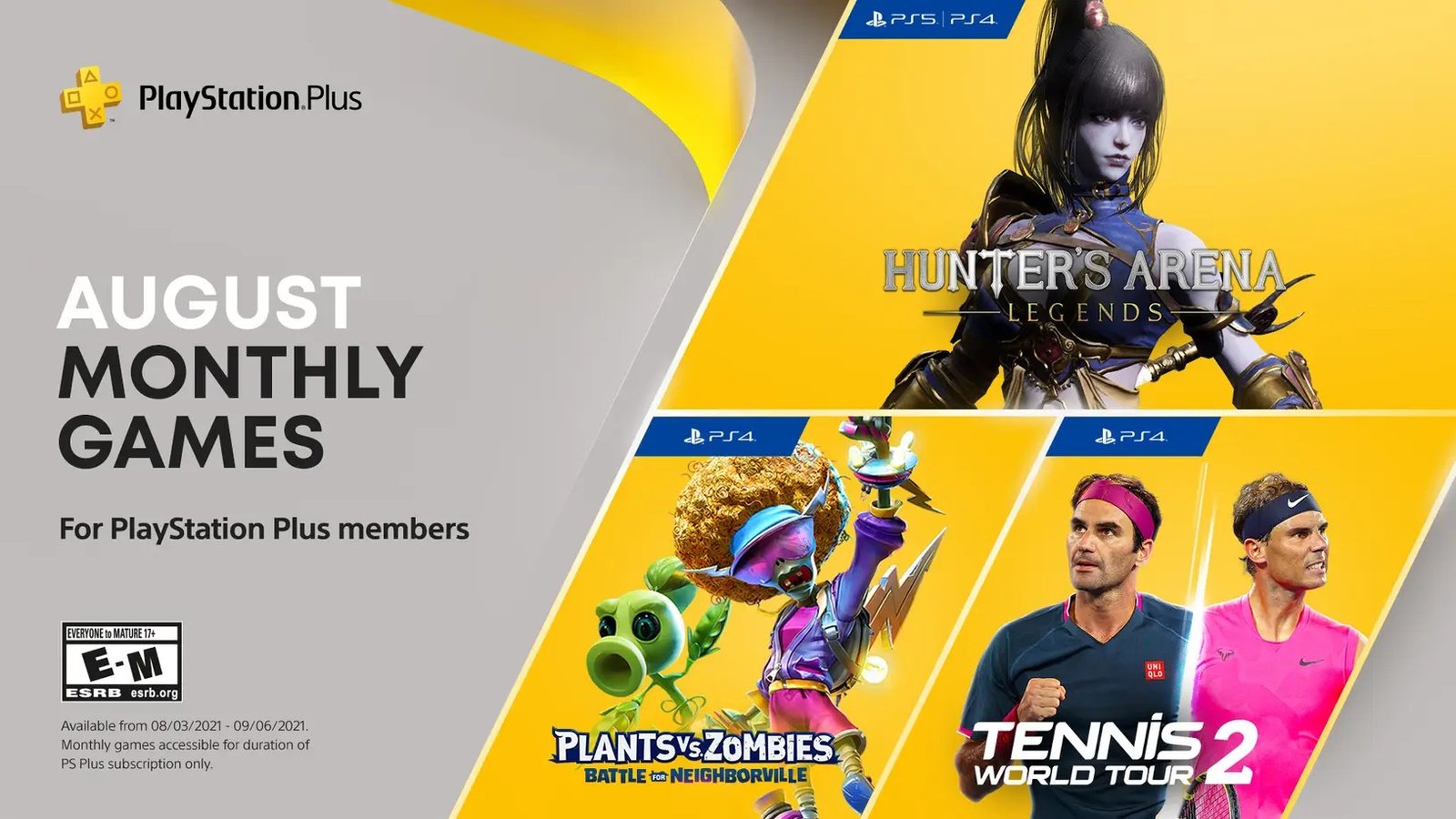 PlayStation Plus August 2021