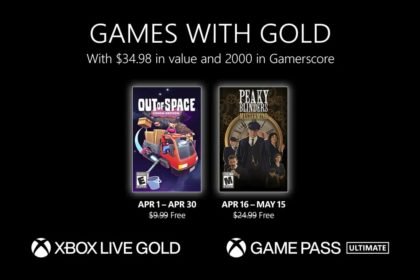 Xbox Games with Gold April 2023