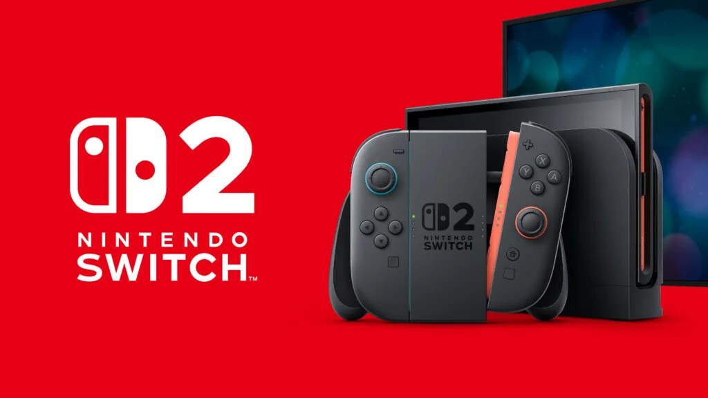 Nintendo Switch 2 console plus stand and Joy-Con controller